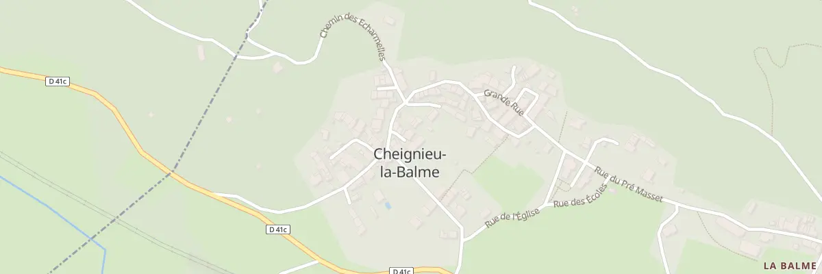 Plan du 17 Imp de l’Americaine à Cheignieu-la-Balme