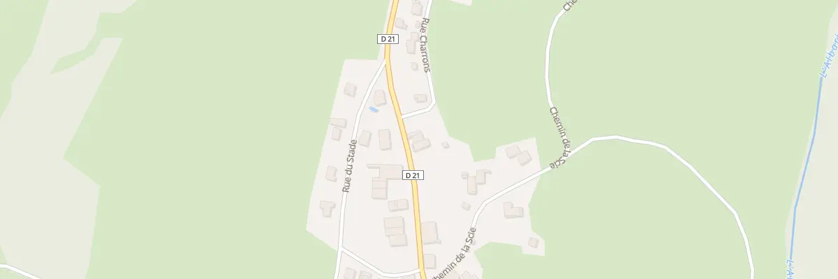Plan du 450 Rue Grande Rue à Brénod