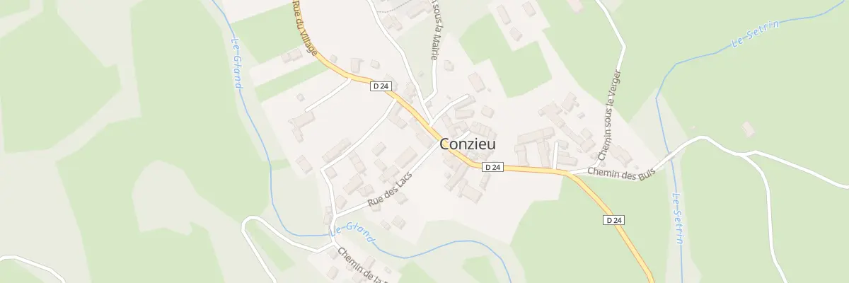 Plan du 247 Rue du Village à Conzieu