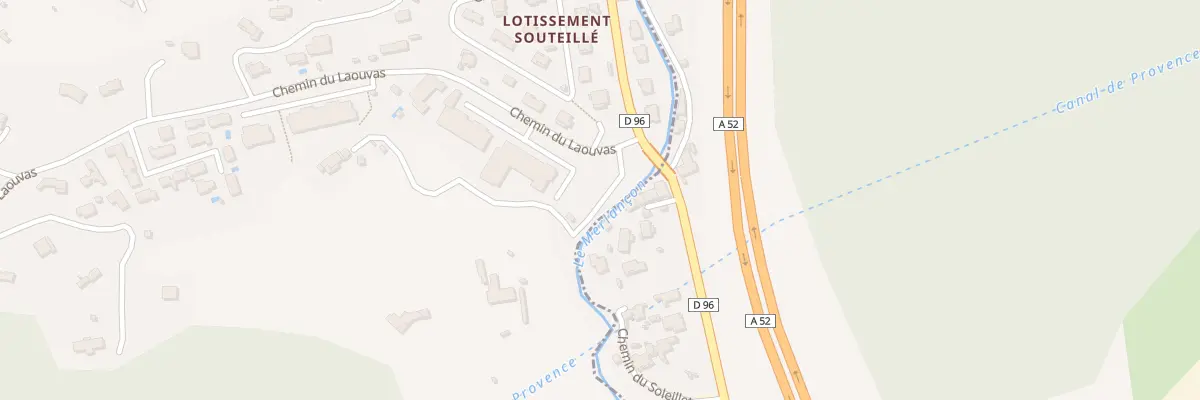 Plan du 85 Che du Laouvas à La Destrousse