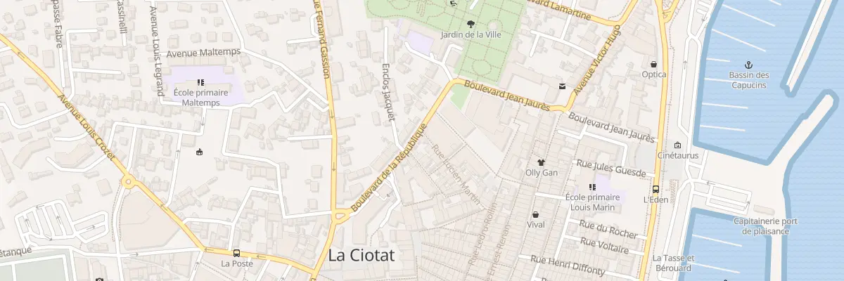 Plan du 19 Bd de la Republique à La Ciotat