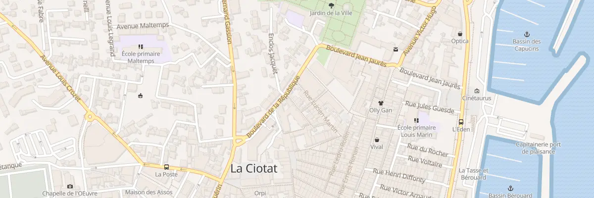 Plan du 15 Bd de la Republique à La Ciotat