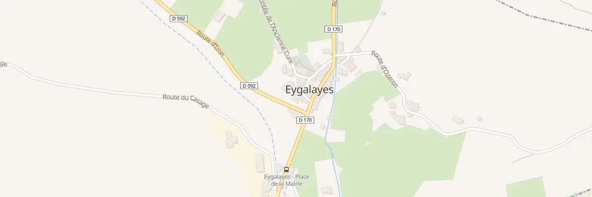 Plan du Village à Eygalayes