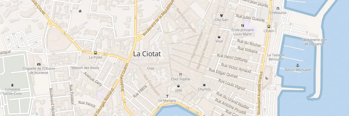 Plan du 24 Rue Marius Lieutaud à La Ciotat