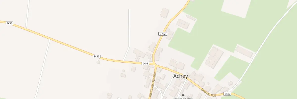 Plan du 3 Rte de Courtesoult à Achey