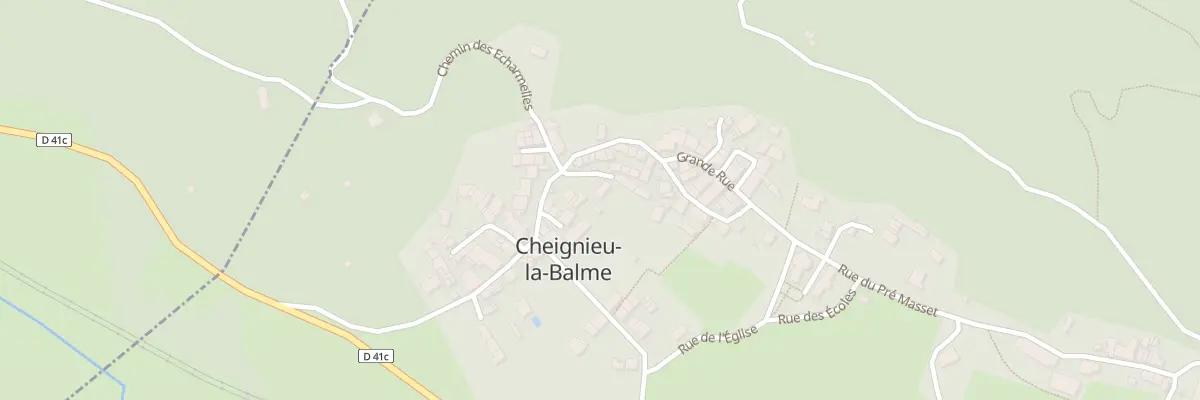 Plan du 5052 Cheignieu à Cheignieu-la-Balme