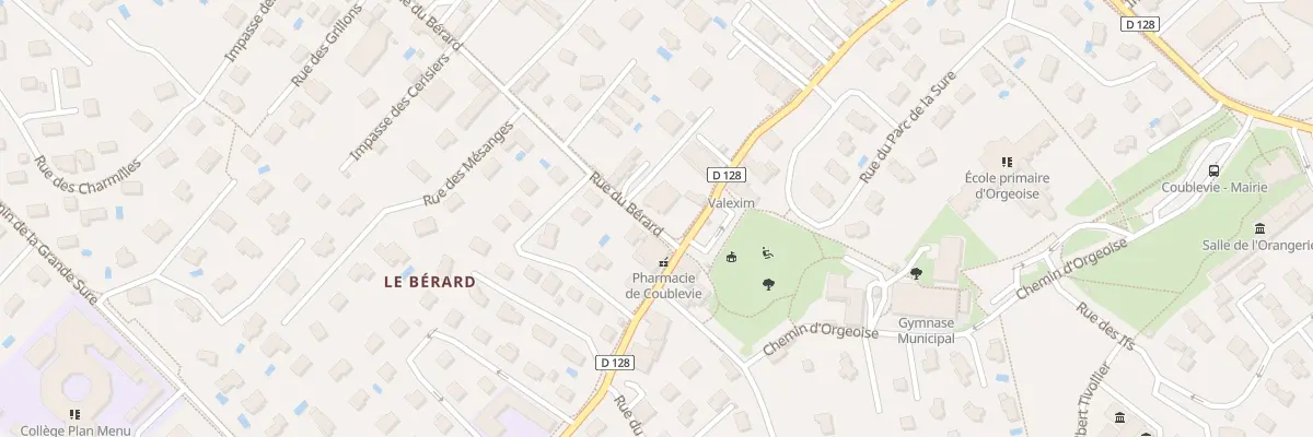 Plan du 44 Rue du Bérard à Coublevie