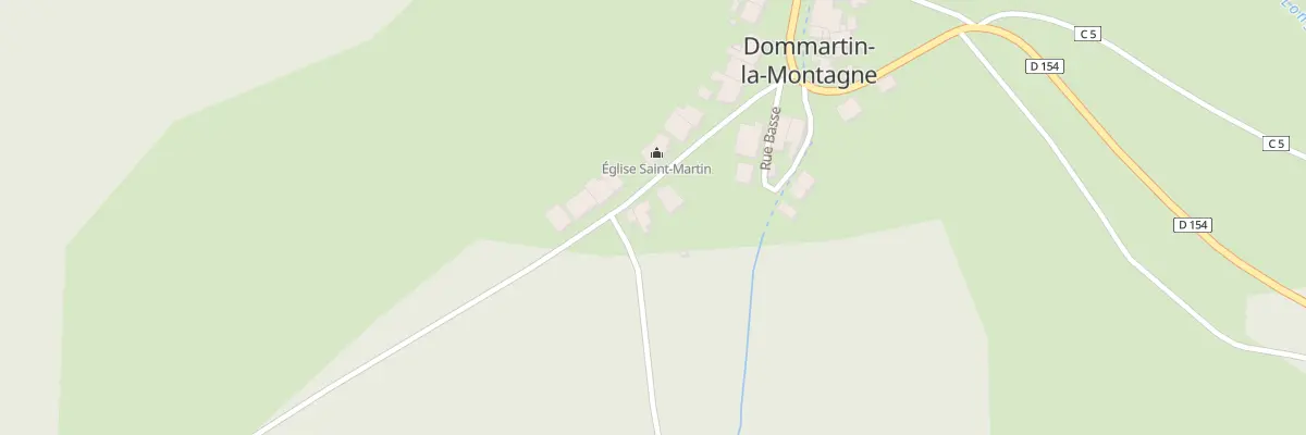 Plan du 3 Rue Haute à Dommartin-la-Montagne