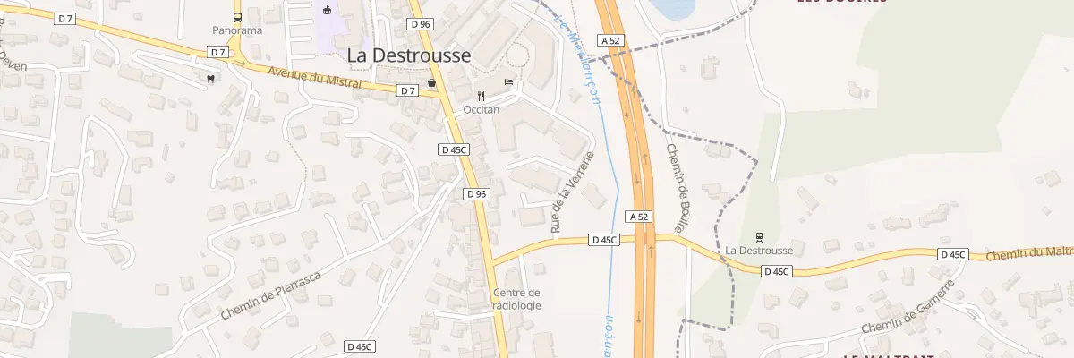 Plan du 5072 La Verrerie à La Destrousse
