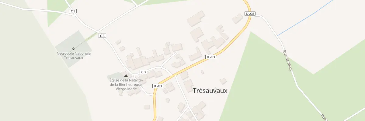 Plan du 1 Rte de Fresnes à Trésauvaux