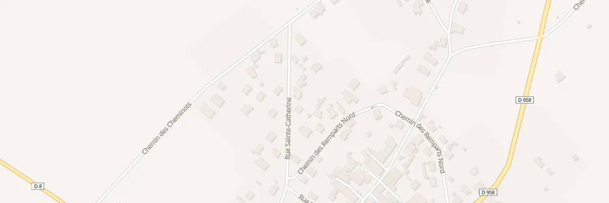 Plan du 4 Rue Ste Catherine à Vignot