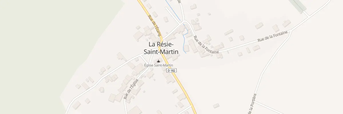 Plan du 62 Rue de la Mairie à La Résie-Saint-Martin