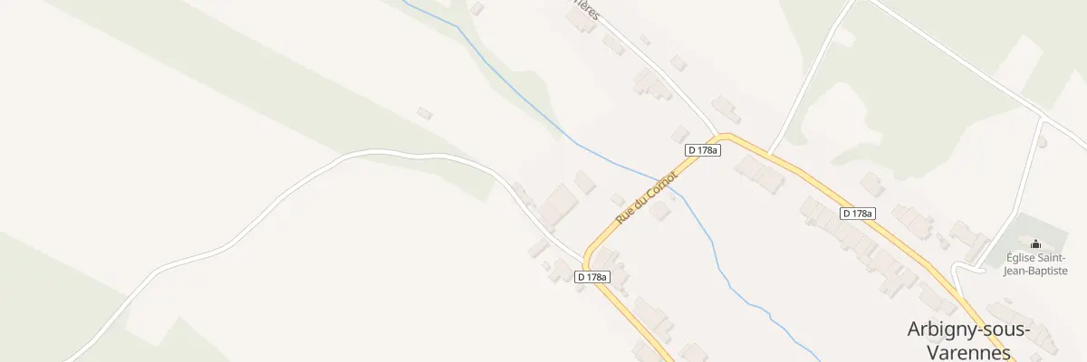 Plan du 5 Rue du Cornot à Arbigny-sous-Varennes