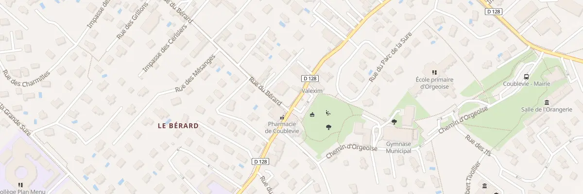 Plan du 326 Rte de Saint - Jean à Coublevie