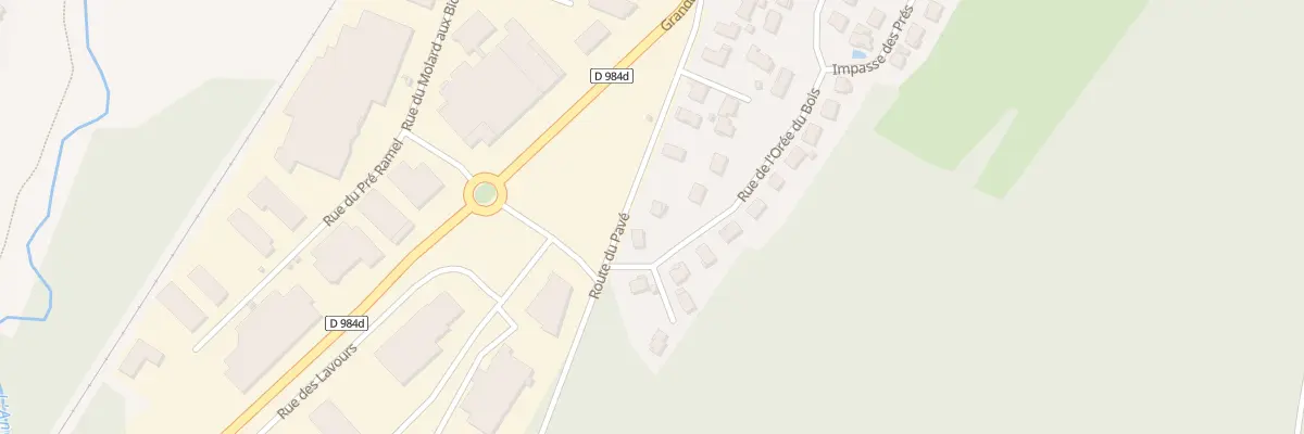 Plan du 167 Rte du Pave à Martignat