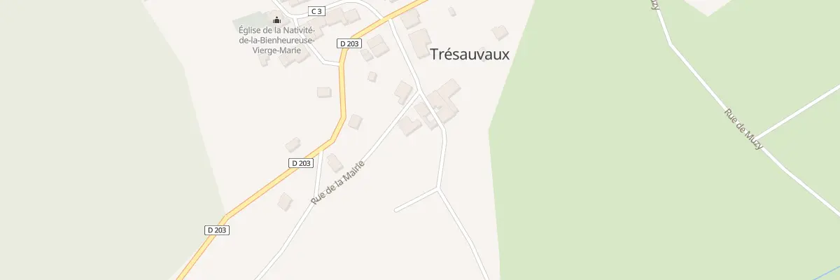 Plan du 11 Rue de la Mairie à Trésauvaux