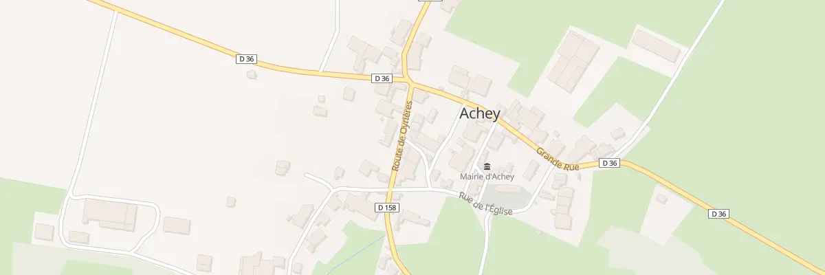 Plan du 1 Rue Barbe à Achey