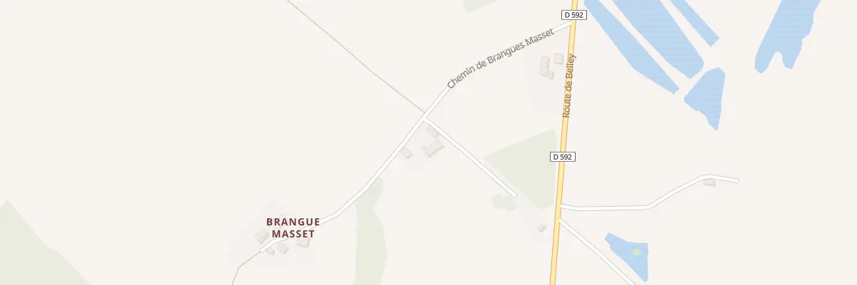 Plan du 223 Che de Brangues Masset à Aoste