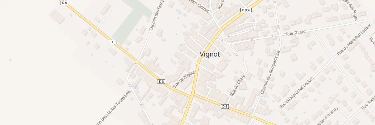 Plan du 2 Rue du Four à Vignot