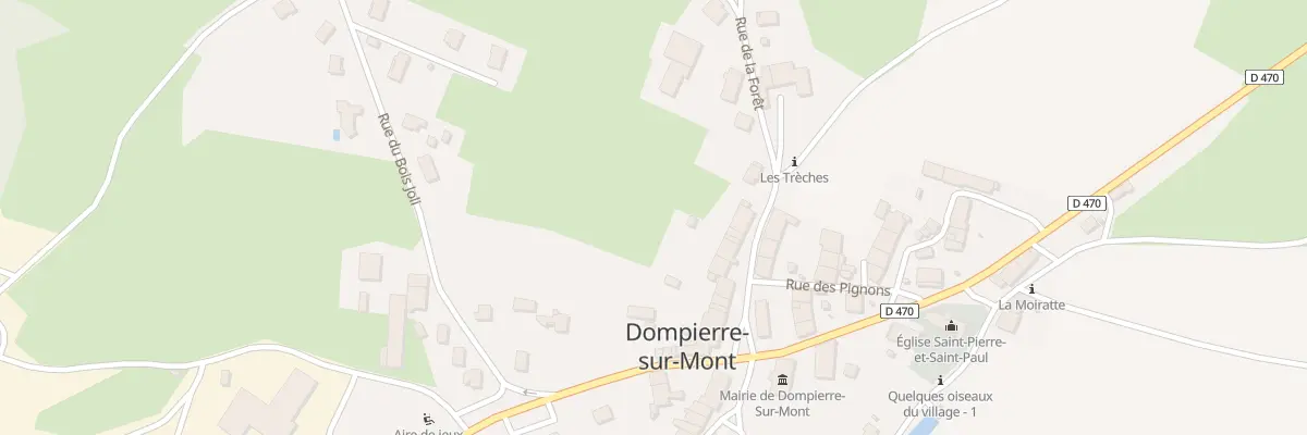 Plan du 9 Rue de la Forêt à Dompierre-sur-Mont