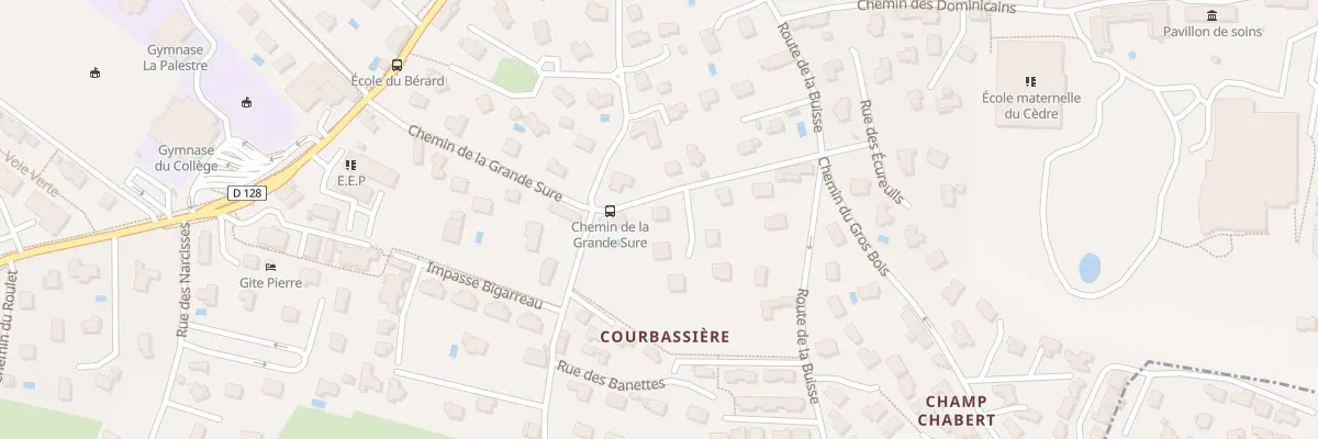 Plan du 145 Che de la Grande Sure à Coublevie