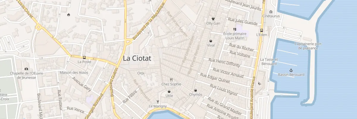 Plan du 15 Rue Camille Pelletan à La Ciotat