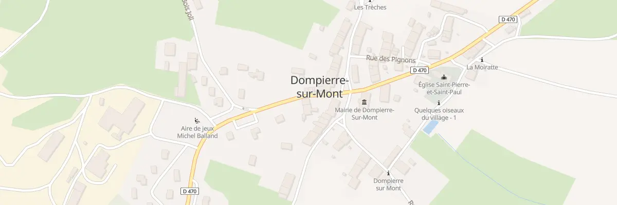 Plan du 4 Rue du 11 Juillet 1944 à Dompierre-sur-Mont