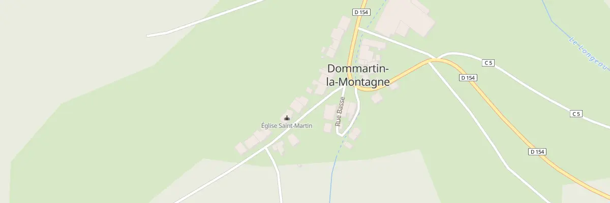 Plan du 2 Rue Haute à Dommartin-la-Montagne