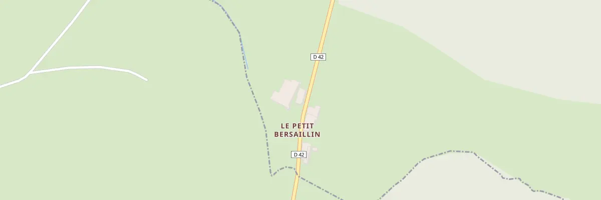 Plan du 12 Rte de Lons à Bersaillin