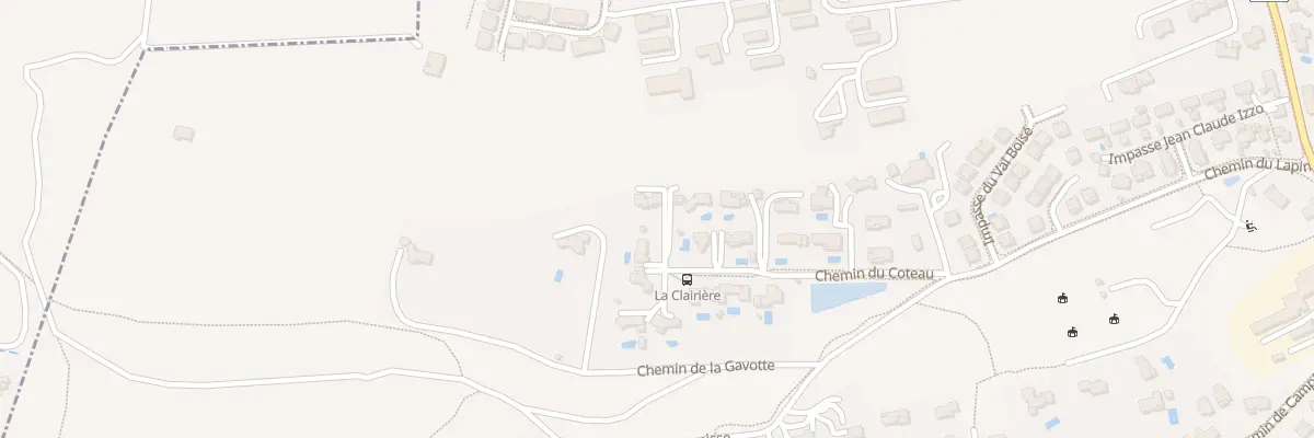 Plan du 5858 Lot La Clairiere à Rousset