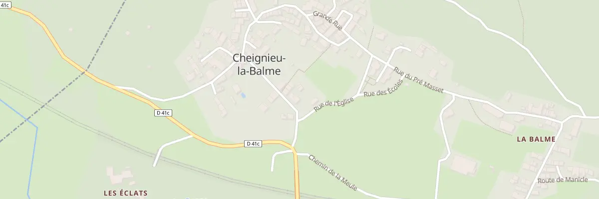 Plan du 28 Rue de la Fruitiere à Cheignieu-la-Balme