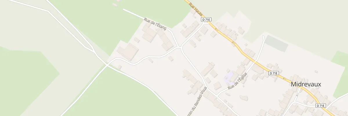 Plan du 2 Rue Neuve à Midrevaux