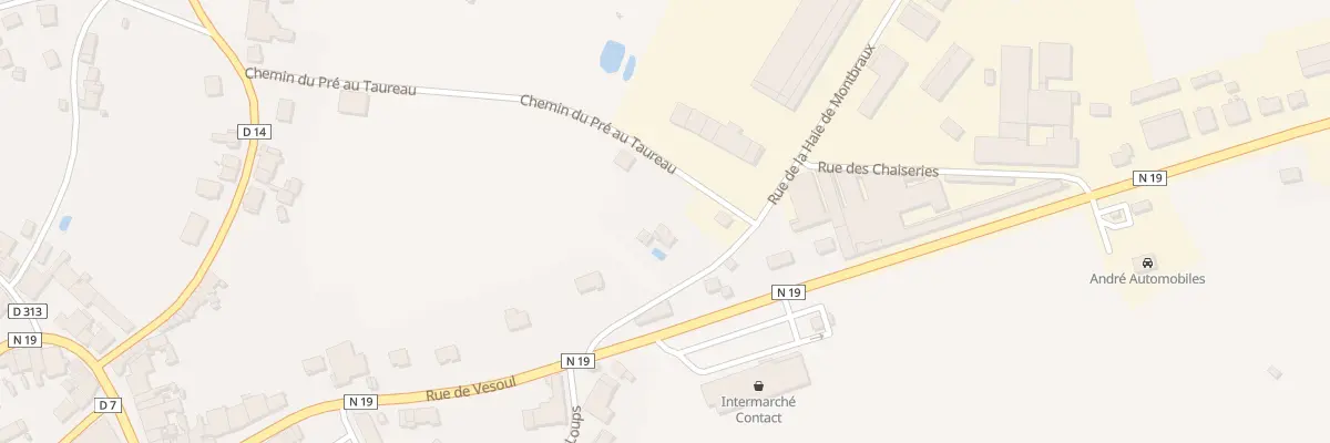 Plan du 3 Rue de la Haie de Montbraux à Fayl-Billot