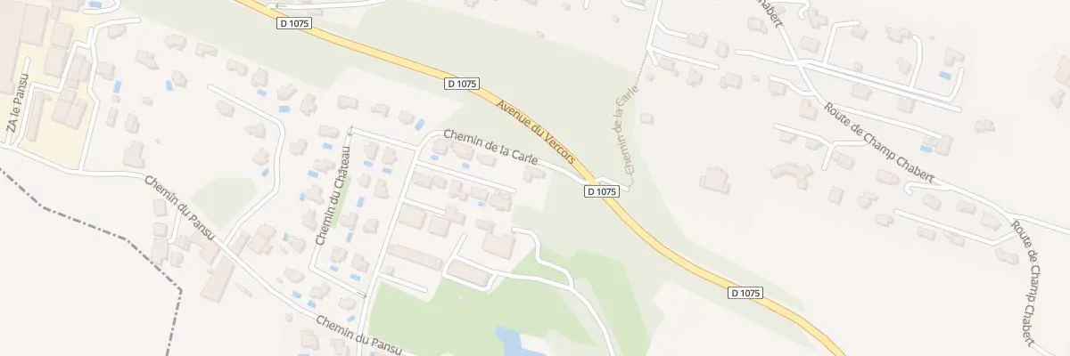 Plan du 921E Che de la Carle à La Buisse