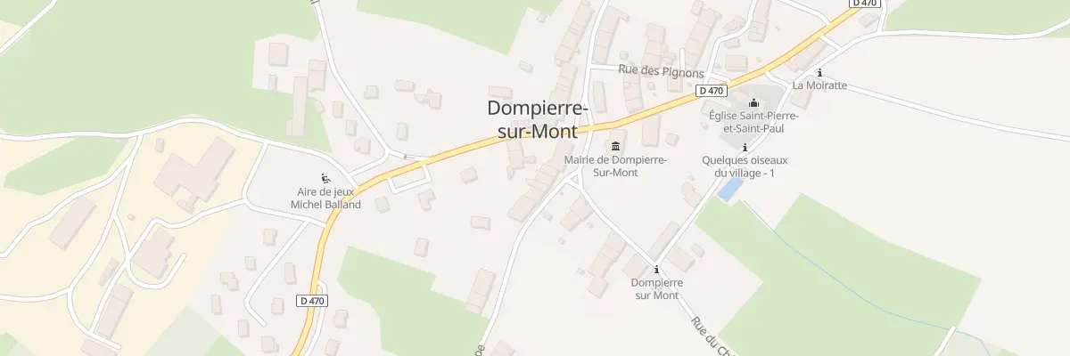 Plan du 4 Rue de la Rippe à Dompierre-sur-Mont
