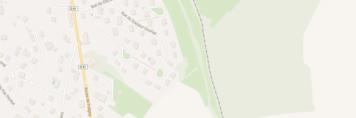 Plan du 25 Rue du Docteur Gouhot à Mont-sous-Vaudrey