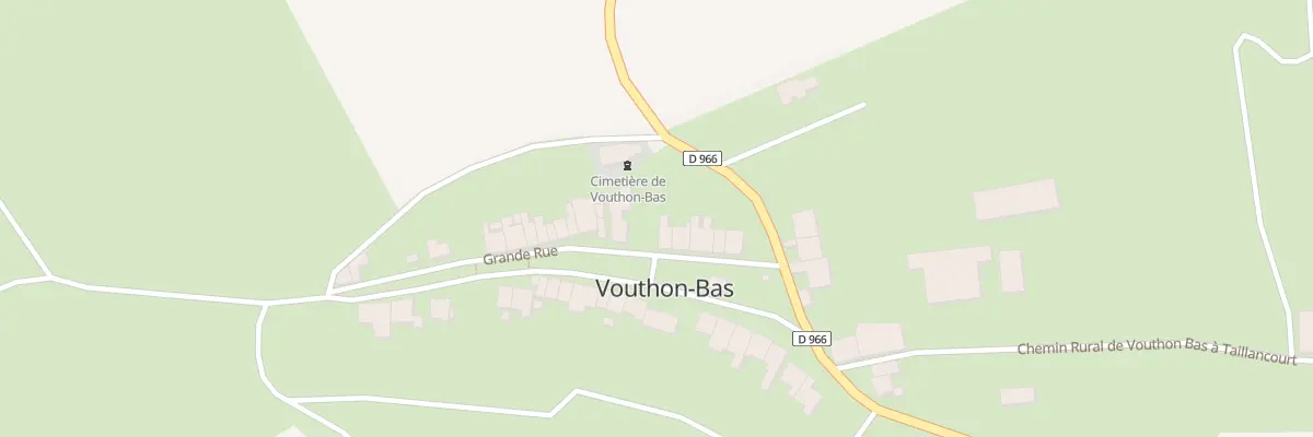 Plan du 24 Gr Grande Rue à Vouthon-Bas