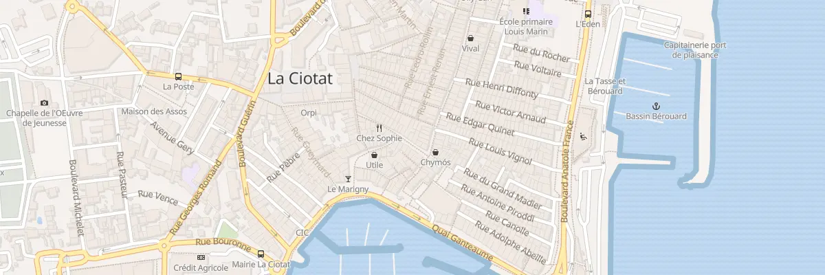 Plan du 10 Rue Francois Donzel à La Ciotat