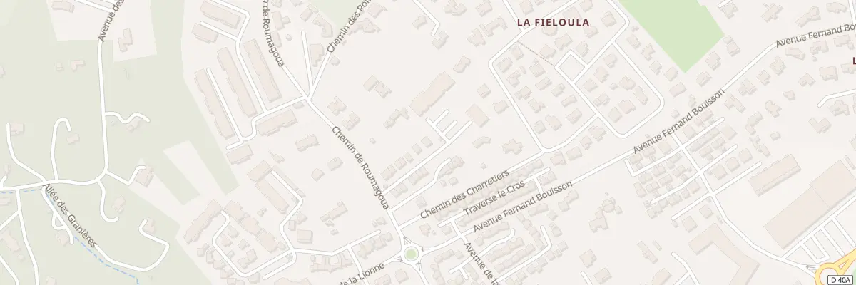 Plan du 566 Che de Roumagoua à La Ciotat