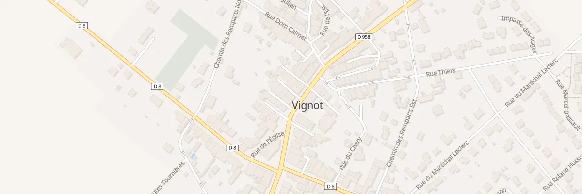 Plan du 6 Rue Pasteur à Vignot