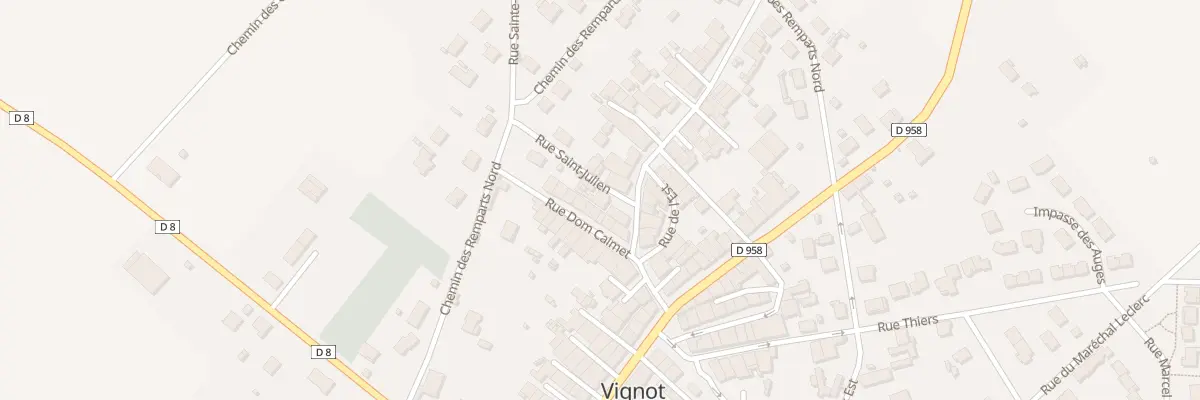 Plan du 4 Rue St Julien à Vignot
