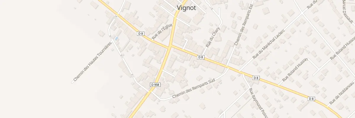 Plan du 5 Rue du General Verneau à Vignot