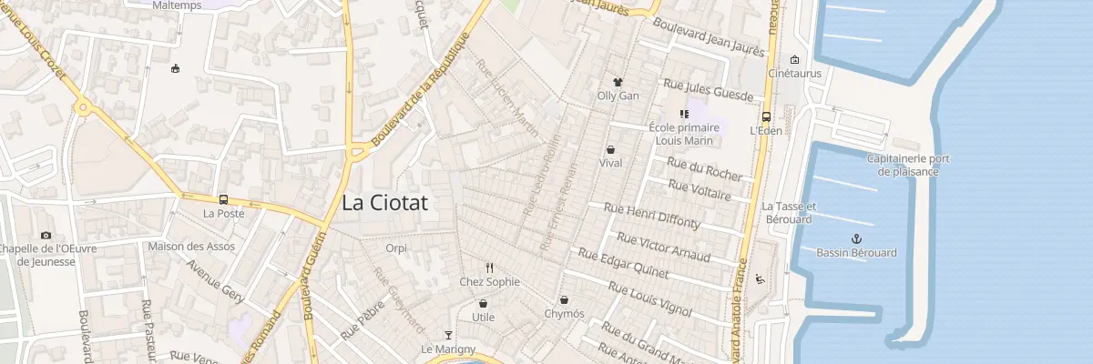 Plan du 12 Rue Ledru Rollin à La Ciotat