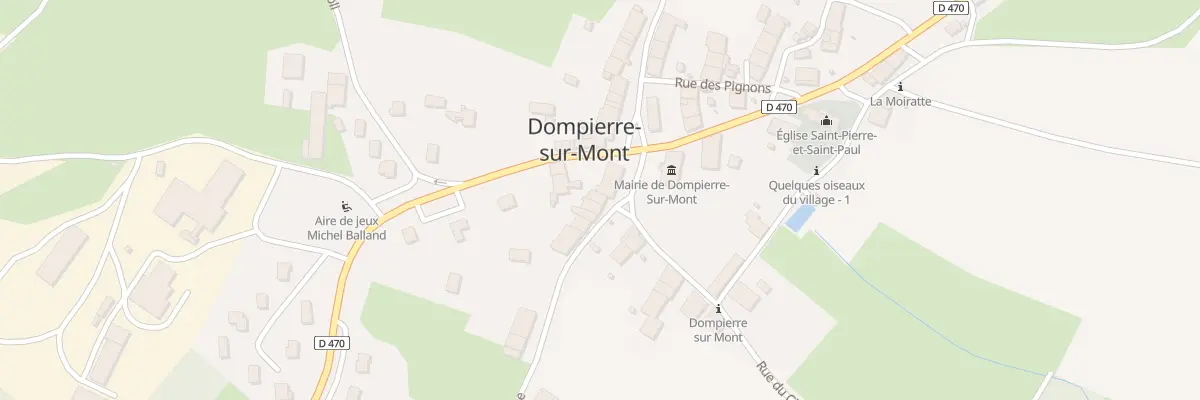 Plan du 2 Rue de la Rippe à Dompierre-sur-Mont