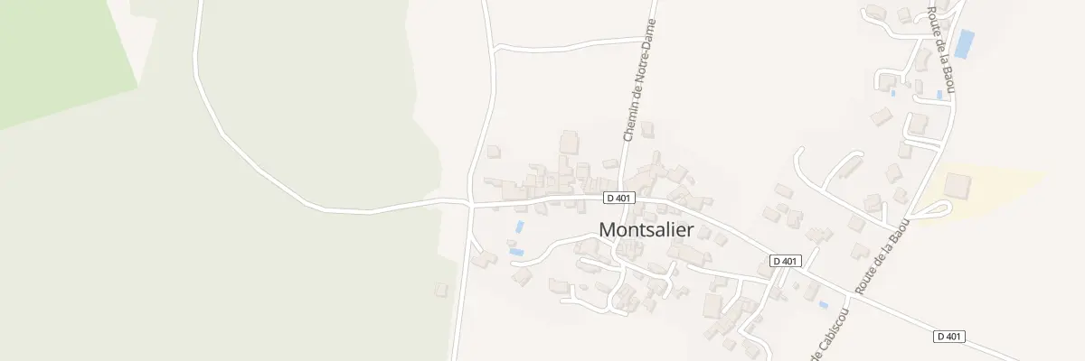 Plan du 5023 Le Village à Montsalier