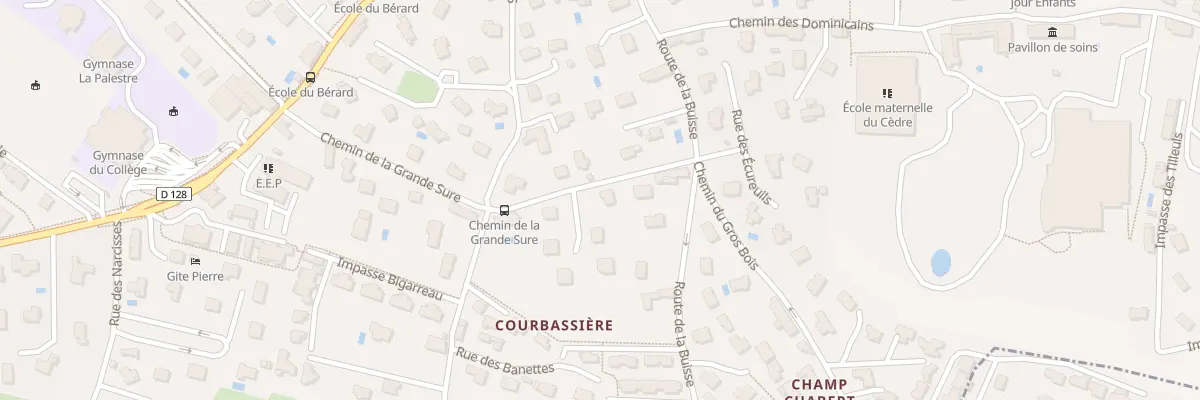 Plan du 7 Rue des Chamois à Coublevie