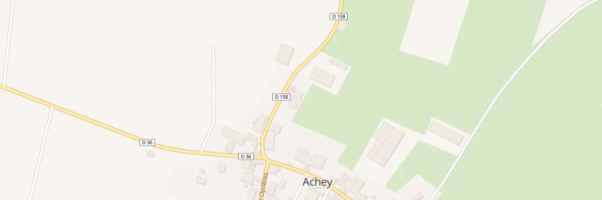Plan du 2 Rte de Courtesoult à Achey