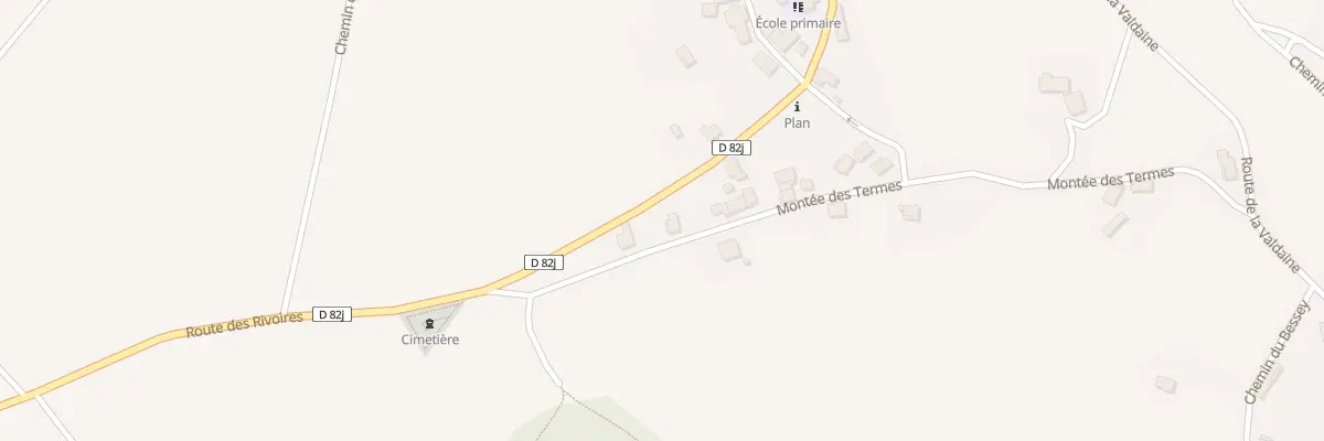 Plan du 159 Rte des Rivoires à Saint-Sulpice-des-Rivoires