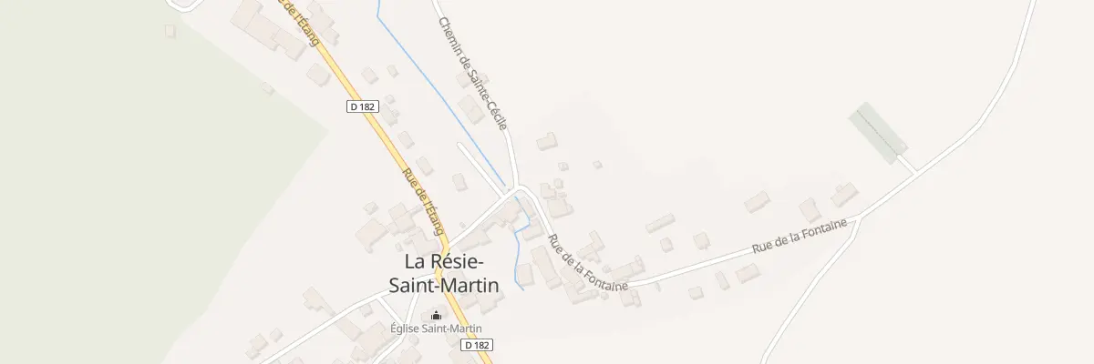 Plan du 5024 Rue de la Fontaine à La Résie-Saint-Martin