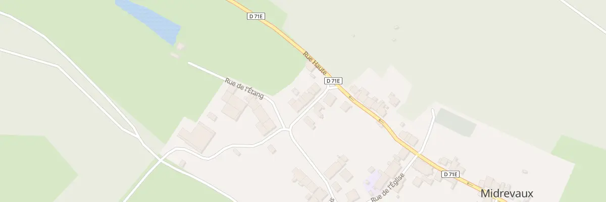 Plan du 3 Rue du Pont Millot à Midrevaux